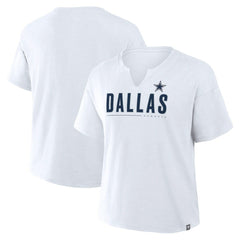 Dallas Cowboys Women's Redzone Slub Boxy T-Shirt - White sale