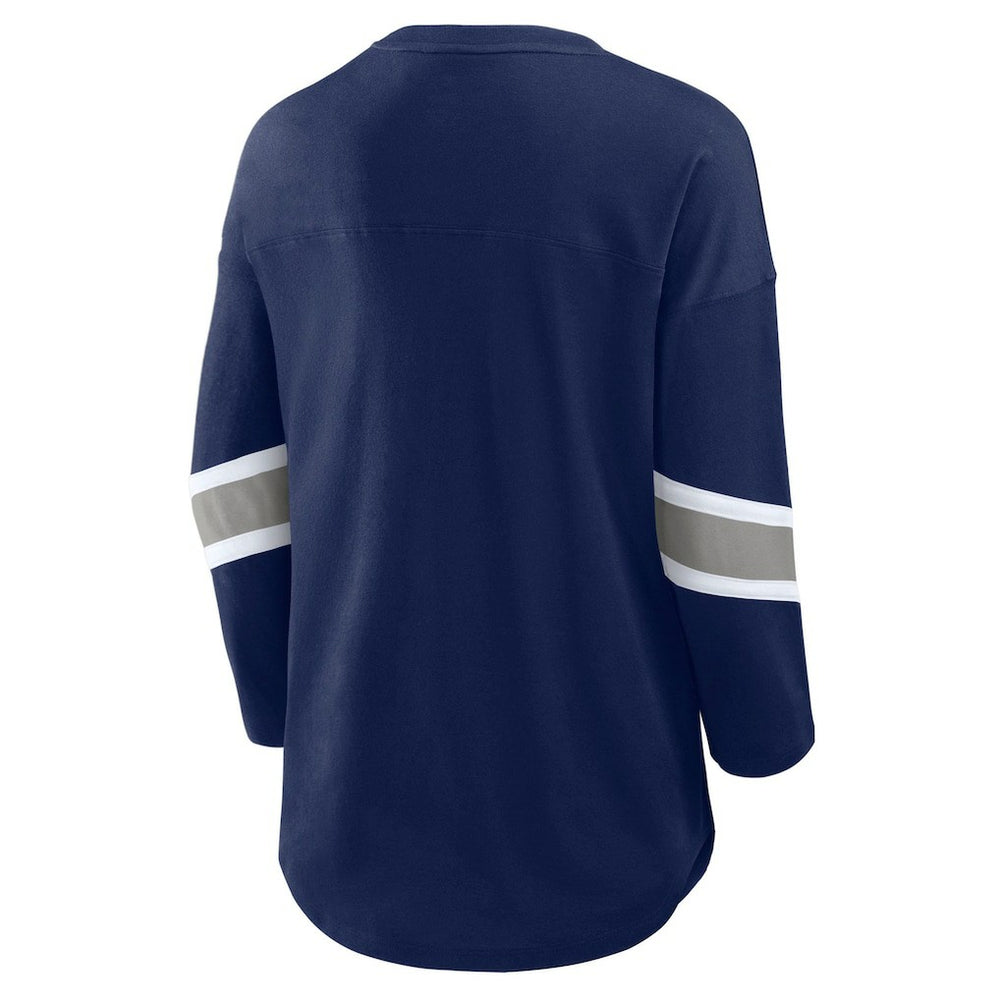 Dallas Cowboys Women's Redzone 3/4-Sleeve T-Shirt - Navy outlet