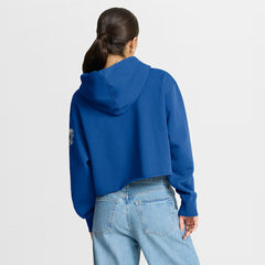 Dallas Cowboys Women's Oversized Hometown Heritage Cropped Hoodie - Royal discount