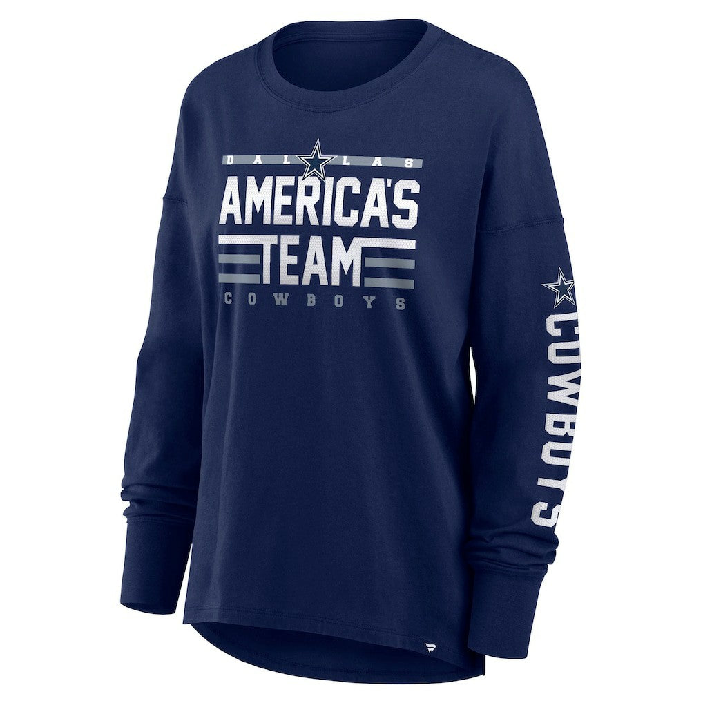 Dallas Cowboys Women's Hometown Legacy Long Sleeve T-Shirt - Navy outlet