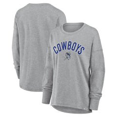 Dallas Cowboys Women's Hometown Legacy Long Sleeve T-Shirt - Heather Gray outlet