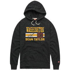 Sean Taylor Washington Commanders Homage Unisex Name & Number Tri-Blend Pullover Hoodie - Charcoal on sale