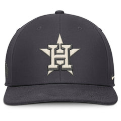 Houston Astros Statement Pro Snapback Hat - Anthracite | Nike