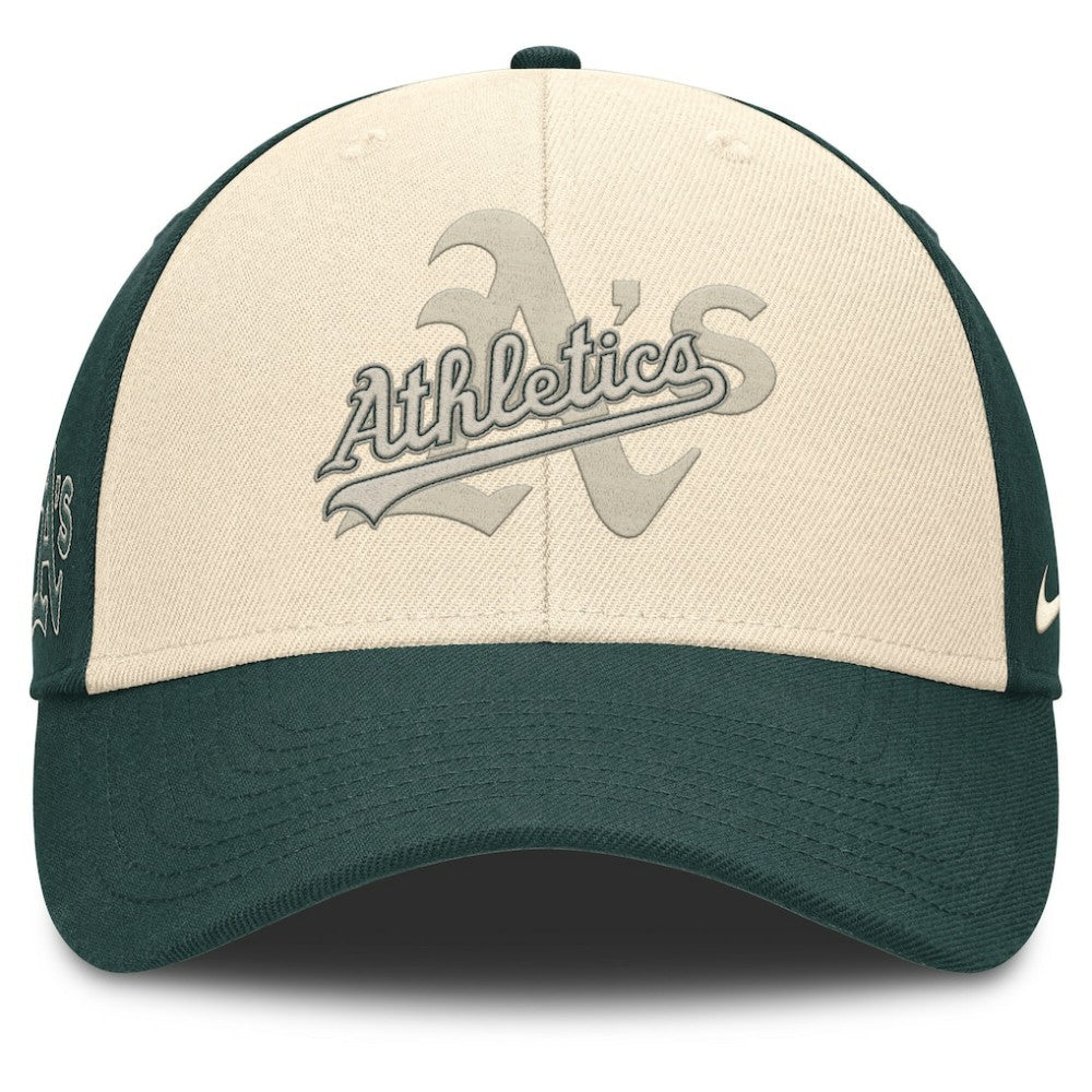 Athletics Statement Club Performance Adjustable Hat - Green/Natural | Nike