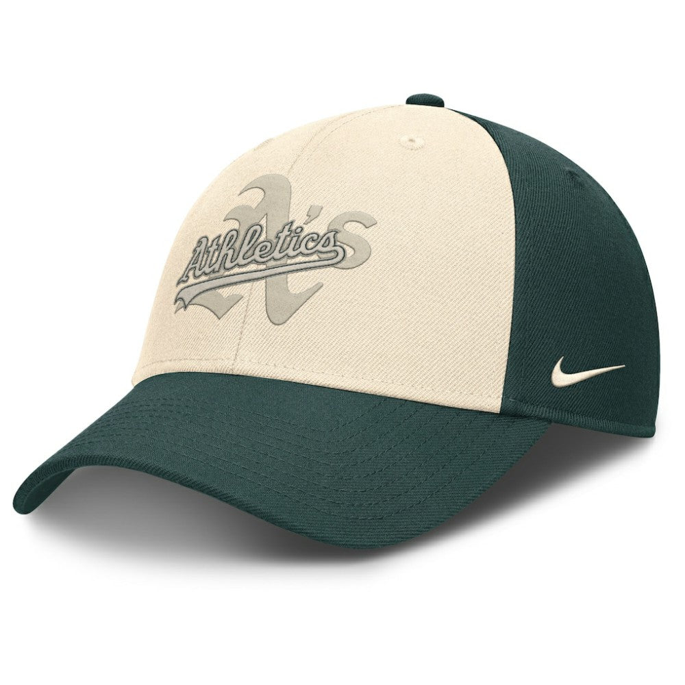 Athletics Statement Club Performance Adjustable Hat - Green/Natural | Nike