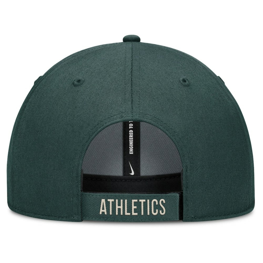 Athletics Statement Club Performance Adjustable Hat - Green/Natural | Nike