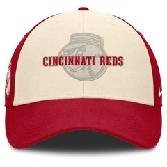 Cincinnati Reds Statement Club Performance Adjustable Hat - Red/Natural | Nike