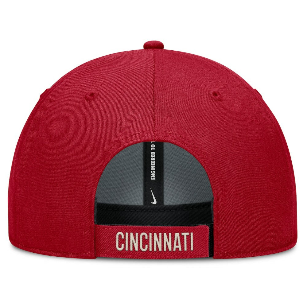Cincinnati Reds Statement Club Performance Adjustable Hat - Red/Natural | Nike