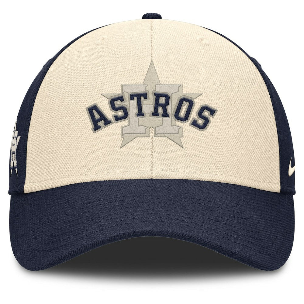 Houston Astros Statement Club Performance Adjustable Hat - Navy/Natural | Nike