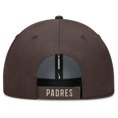 San Diego Padres Statement Club Performance Adjustable Hat - Brown/Natural | Nike