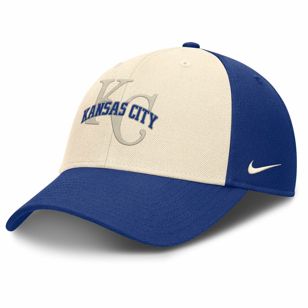 Kansas City Royals Statement Club Performance Adjustable Hat - Royal/Natural | Nike