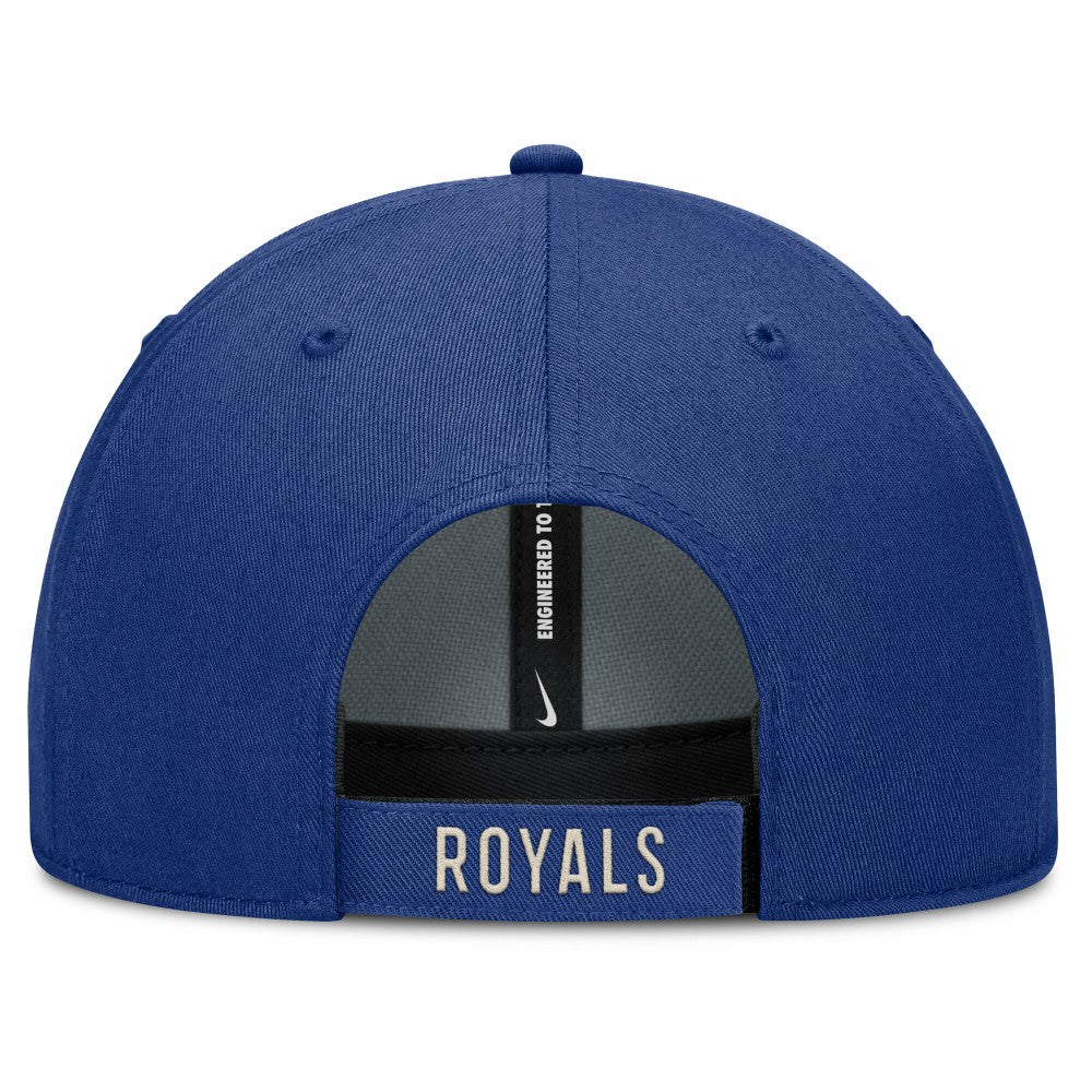 Kansas City Royals Statement Club Performance Adjustable Hat - Royal/Natural | Nike