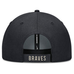 Atlanta Braves Statement Club Performance Adjustable Hat - Navy/Natural | Nike