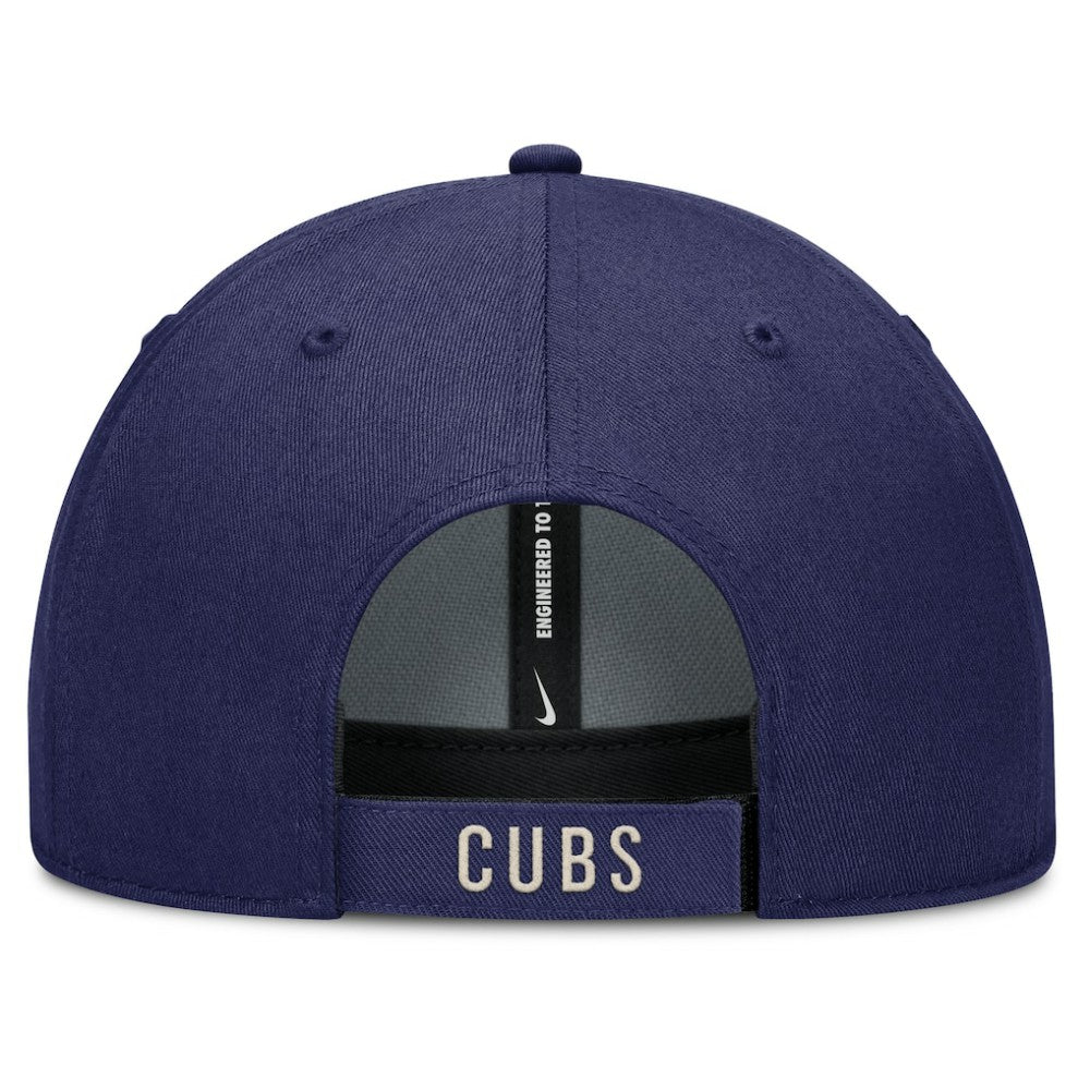 Chicago Cubs Statement Club Performance Adjustable Hat - Royal/Natural | Nike
