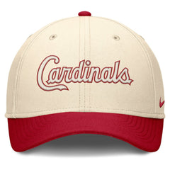 St. Louis Cardinals Statement Rise Performance Flex Hat - Natural/Red | Nike