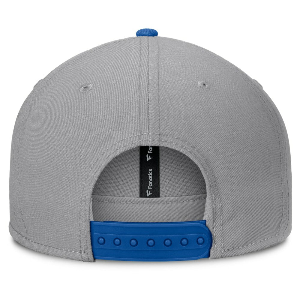 Chicago Cubs Punchout Snapback Hat - Gray