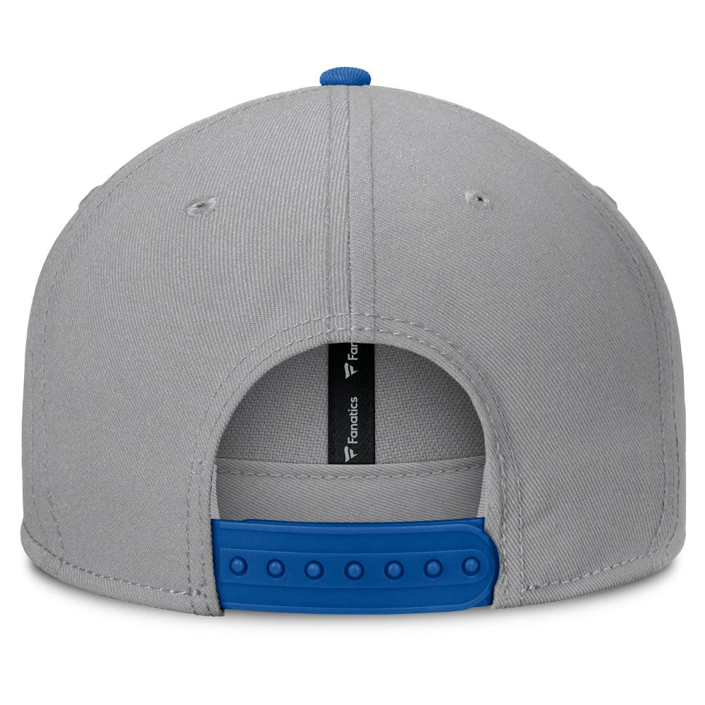Los Angeles Dodgers Punchout Snapback Hat - Gray