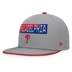 Philadelphia Phillies Punchout Snapback Hat - Gray