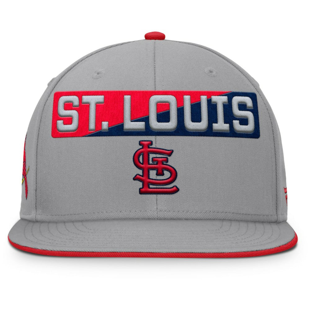 St. Louis Cardinals Punchout Snapback Hat - Gray