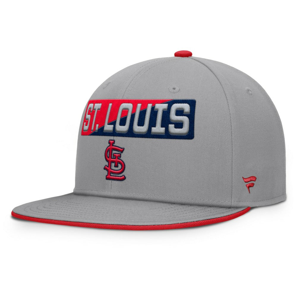 St. Louis Cardinals Punchout Snapback Hat - Gray