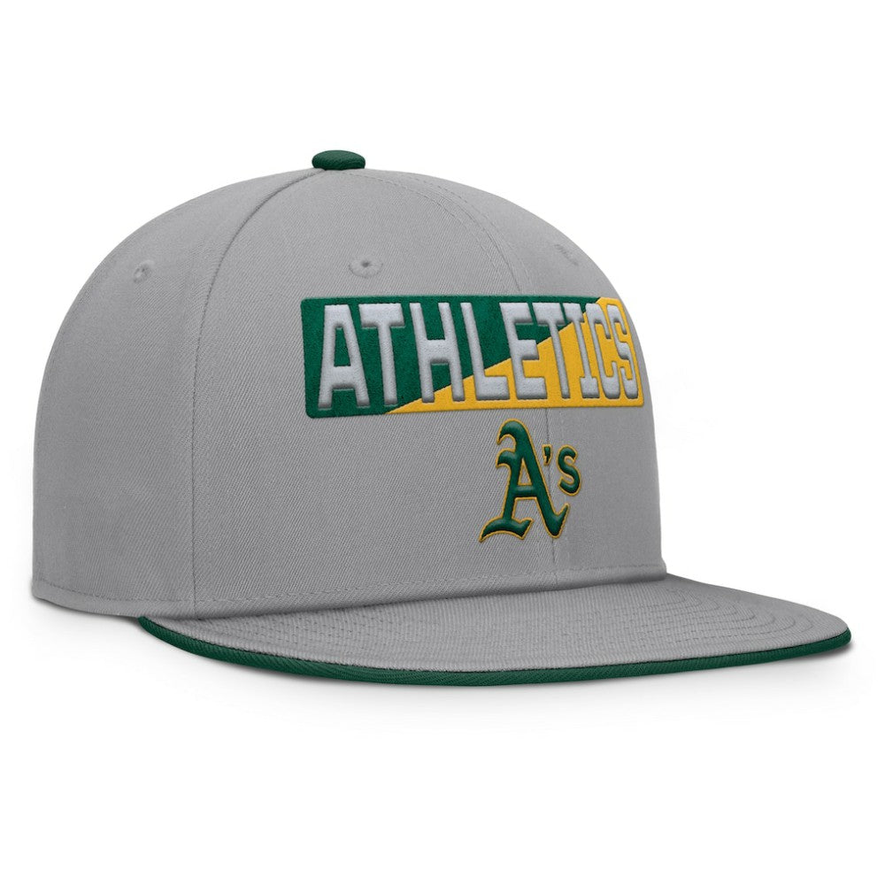 Athletics Punchout Snapback Hat - Gray
