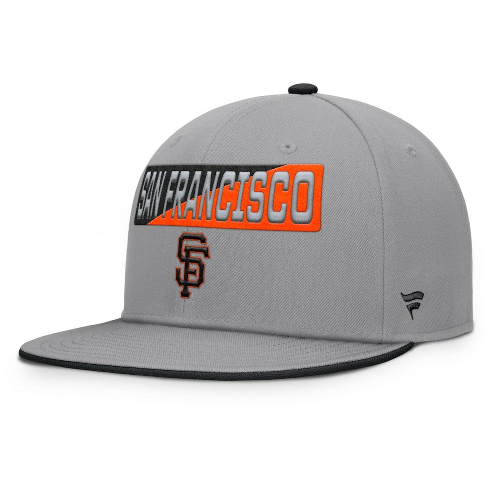 San Francisco Giants Punchout Snapback Hat - Gray