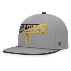 San Diego Padres Punchout Snapback Hat - Gray