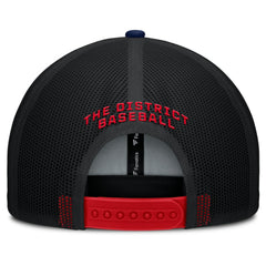 Washington Nationals Cutoff Adjustable Trucker Hat - Red/Navy