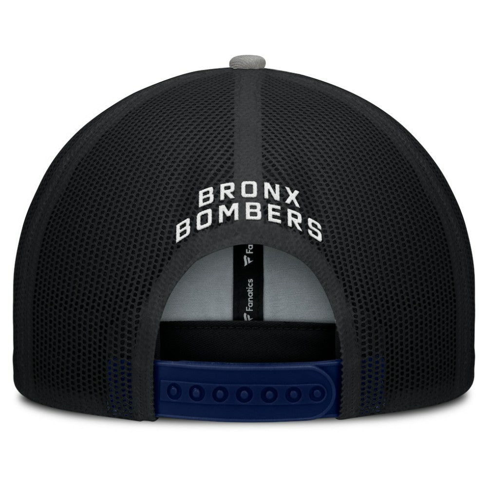 New York Yankees Cutoff Adjustable Trucker Hat - Navy/Gray