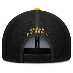Pittsburgh Pirates Cutoff Adjustable Trucker Hat - Black/Gold
