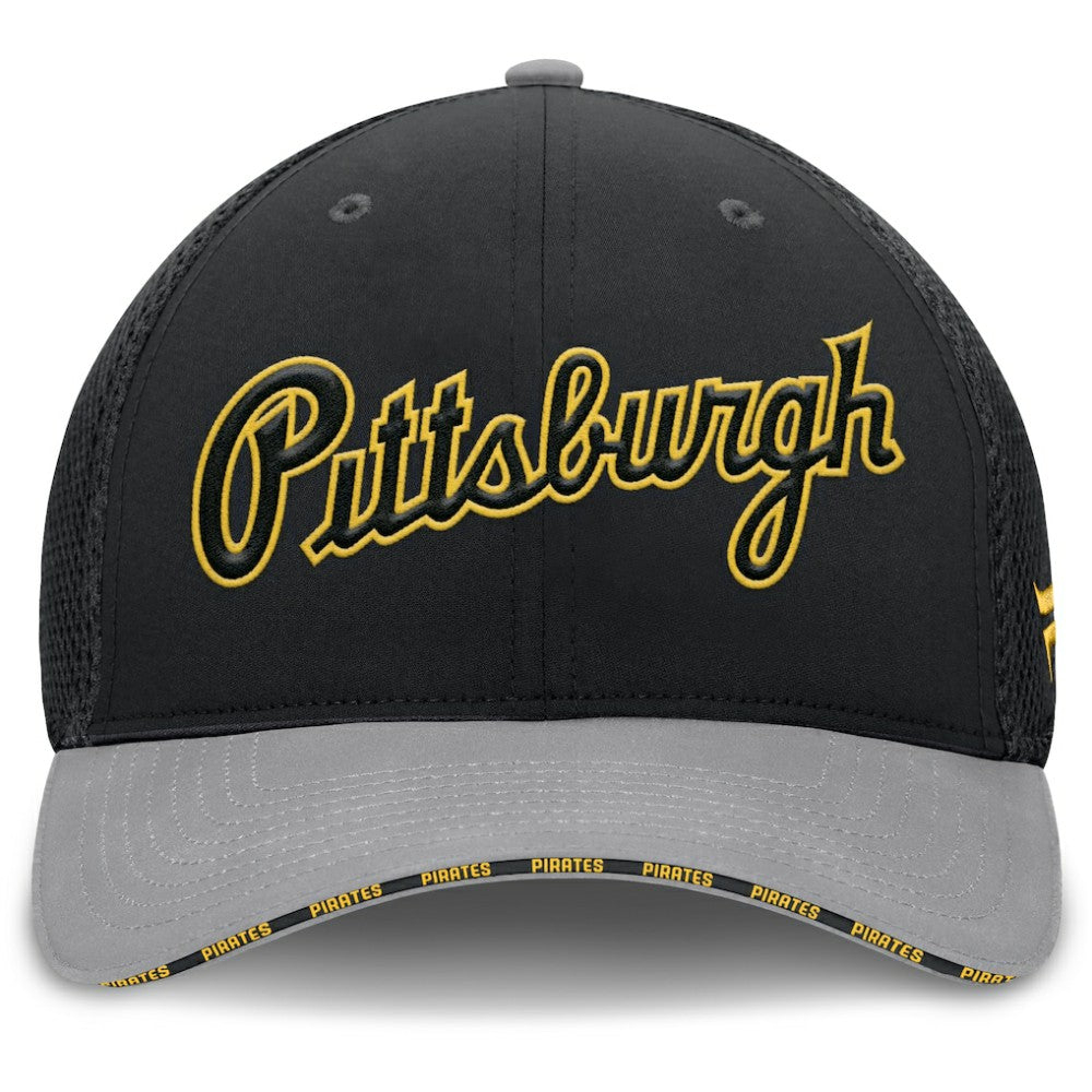 Pittsburgh Pirates Pennant Flex Hat - Black/Gray