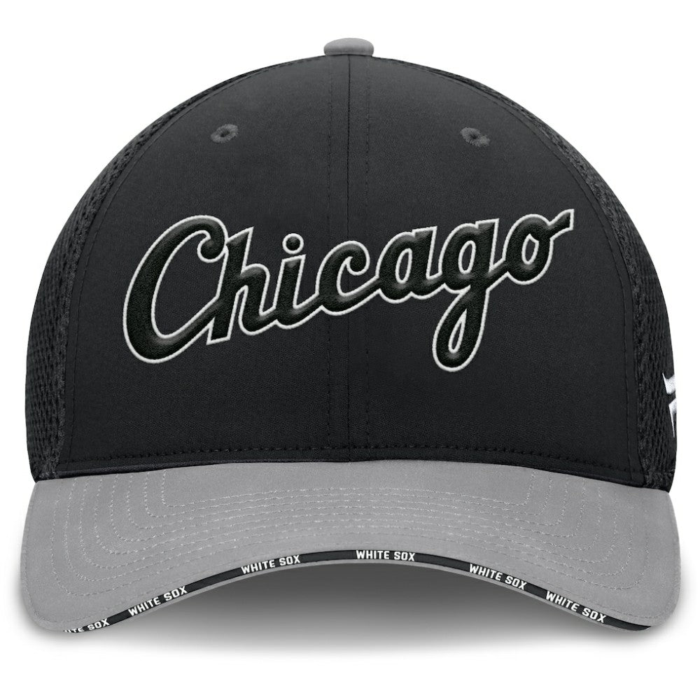 Chicago White Sox Pennant Flex Hat - Black/Gray