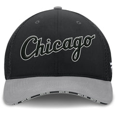 Chicago White Sox Pennant Flex Hat - Black/Gray