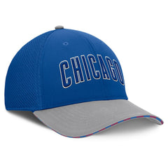 Chicago Cubs Pennant Flex Hat - Royal/Gray