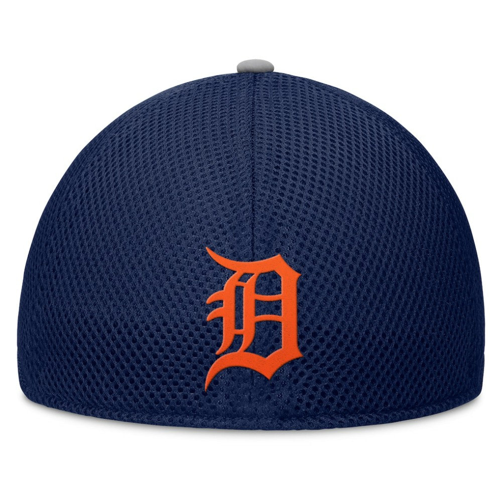 Detroit Tigers Pennant Flex Hat - Navy/Gray