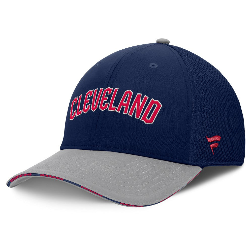 Cleveland Guardians Pennant Flex Hat - Navy/Gray