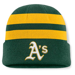 Athletics Baseline Cuffed Knit Hat - Green