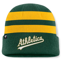 Athletics Baseline Cuffed Knit Hat - Green