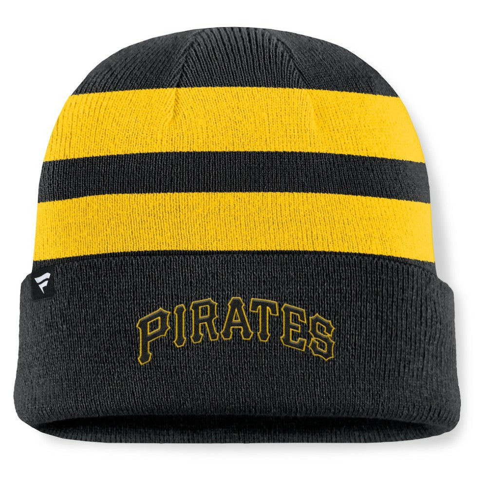 Pittsburgh Pirates Baseline Cuffed Knit Hat - Black