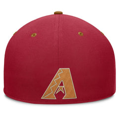 Arizona Diamondbacks Splinter Fitted Hat - Red/Tan