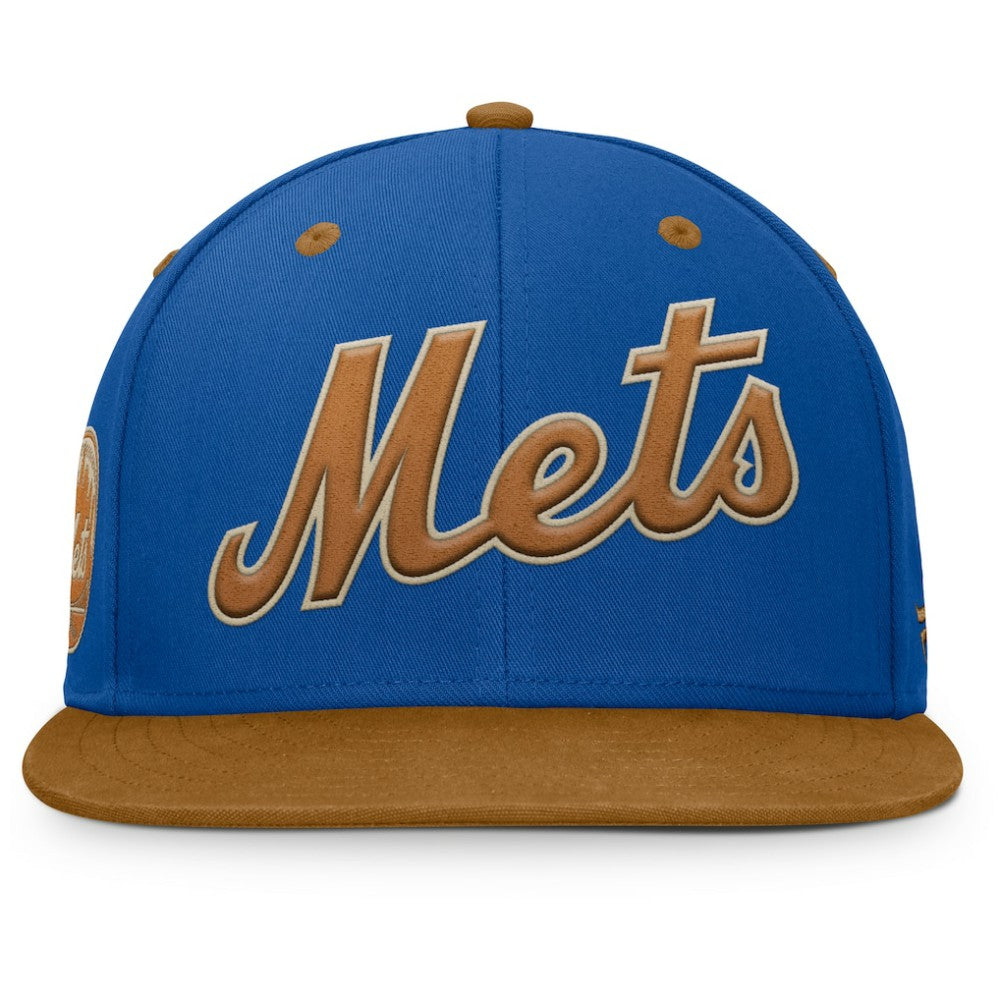 New York Mets Splinter Fitted Hat - Royal/Tan