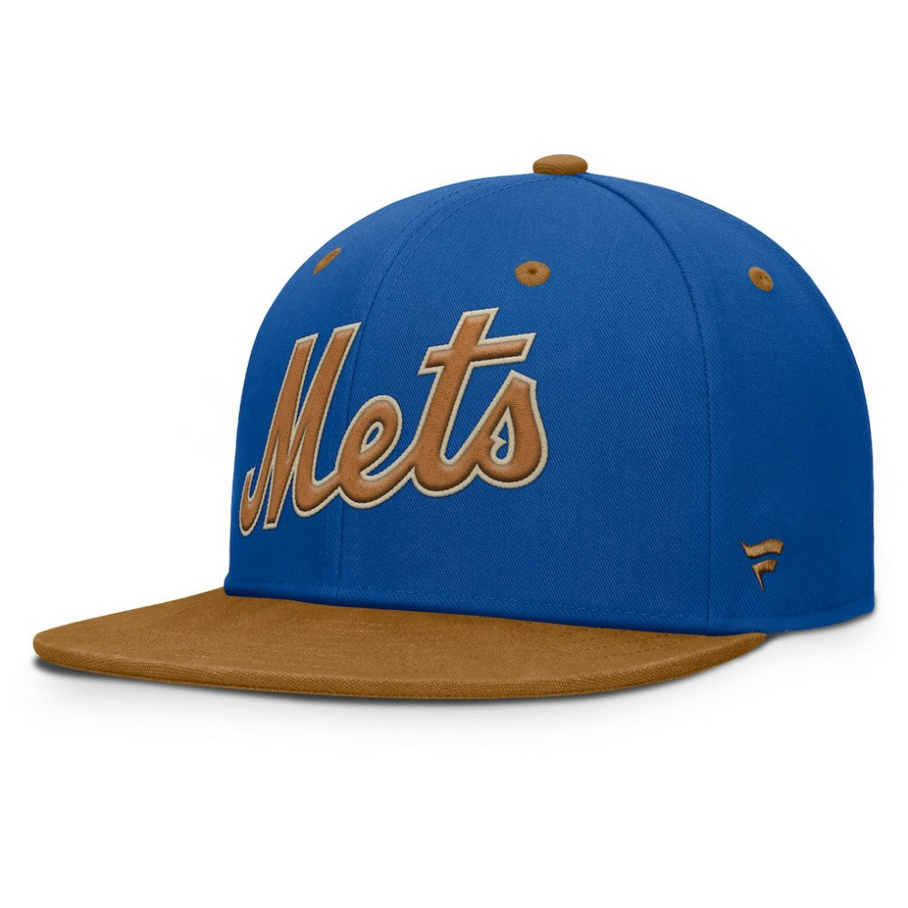 New York Mets Splinter Fitted Hat - Royal/Tan