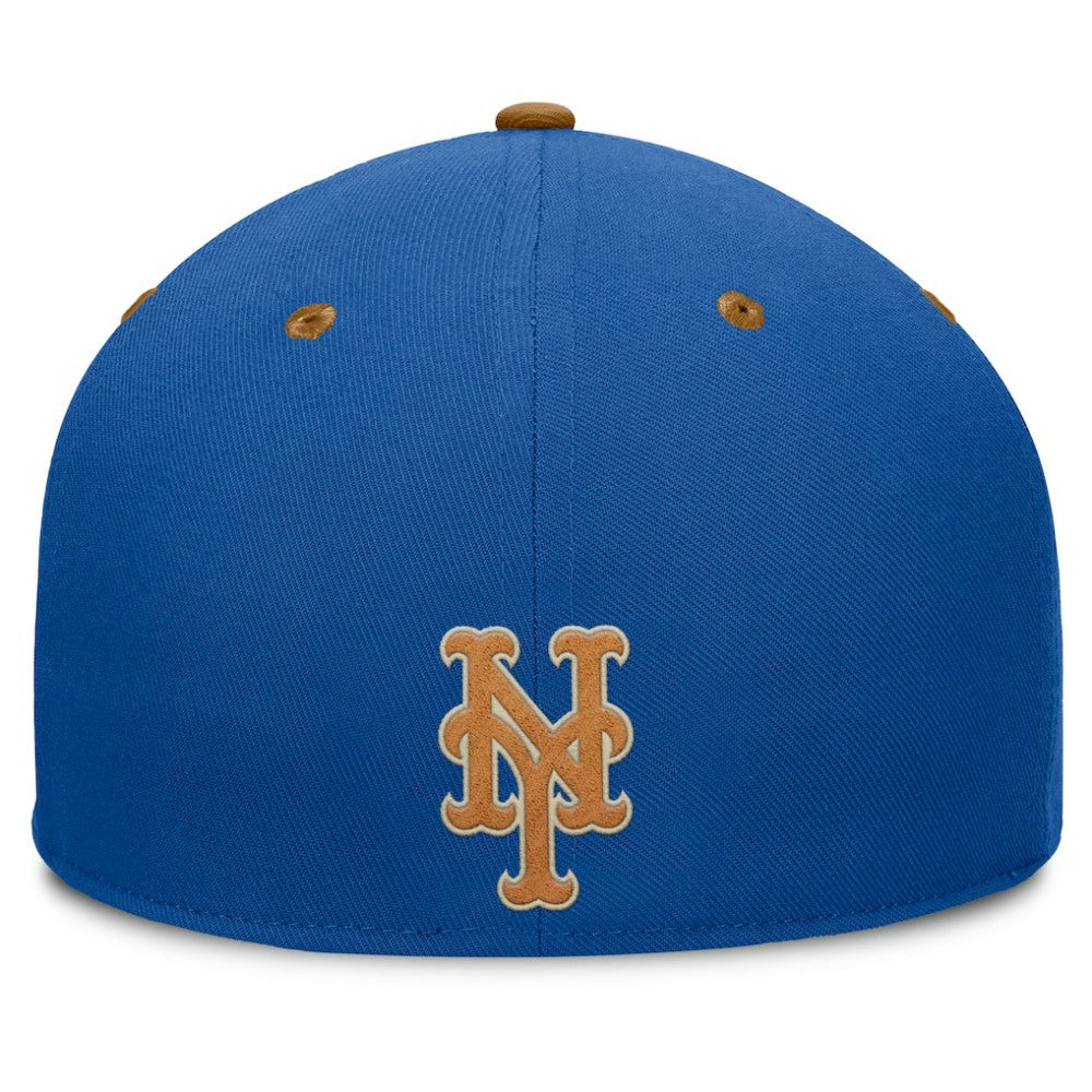 New York Mets Splinter Fitted Hat - Royal/Tan