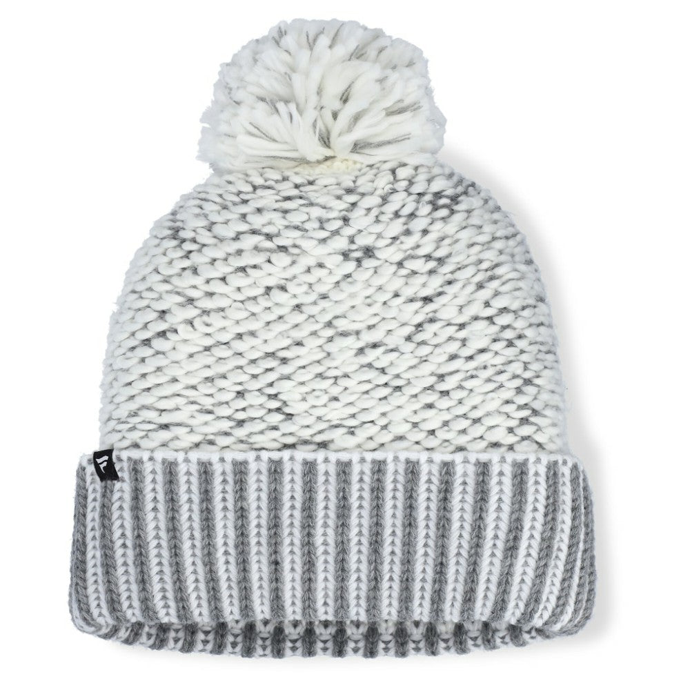 San Francisco Giants Women's Hangtime Cuffed Knit with Pom - Heather Gray