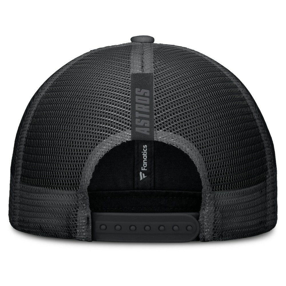 Houston Astros Launch Adjustable Trucker Hat - Black