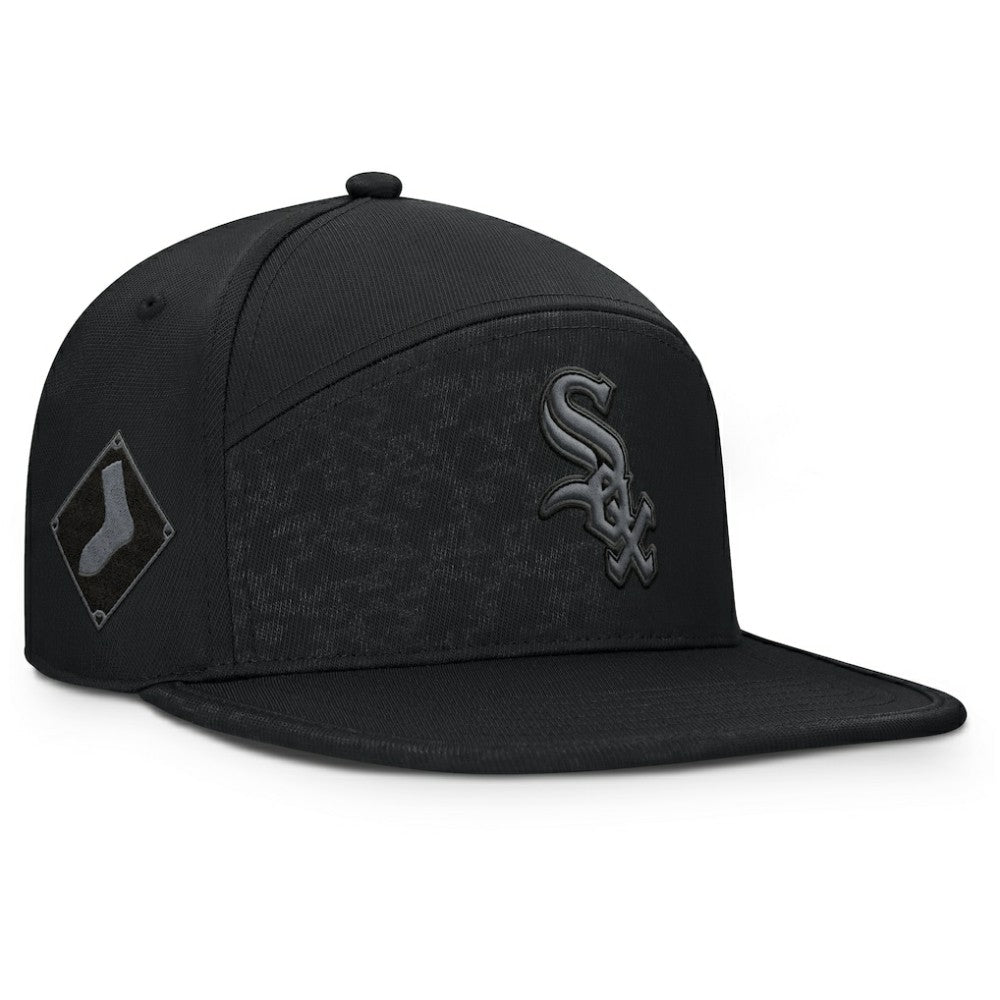 Chicago White Sox Platoon Snapback Hat - Black