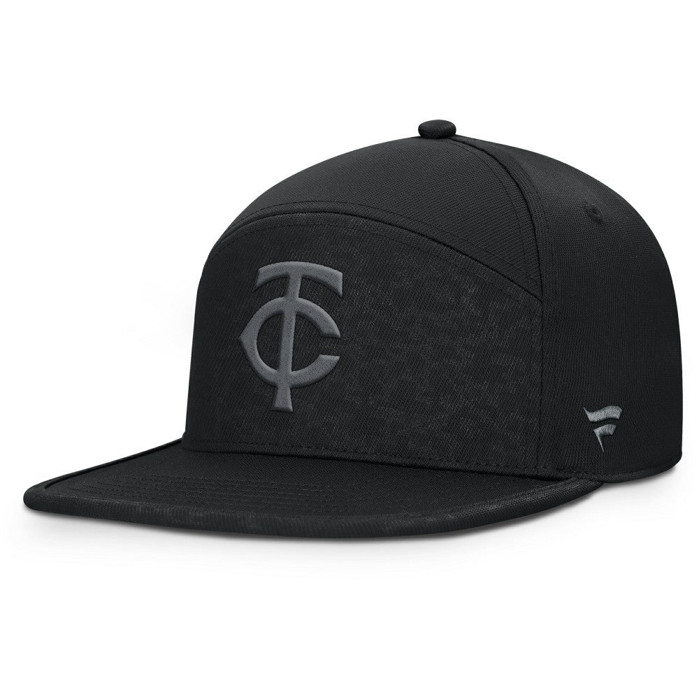 Minnesota Twins Platoon Adjustable Hat - Black