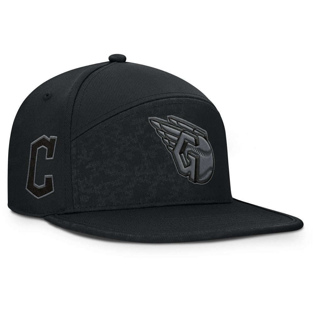 Cleveland Guardians Platoon Snapback Hat - Black