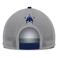 Seattle Mariners Cranked Foam Front Patch Trucker Adjustable Hat - Gray/White