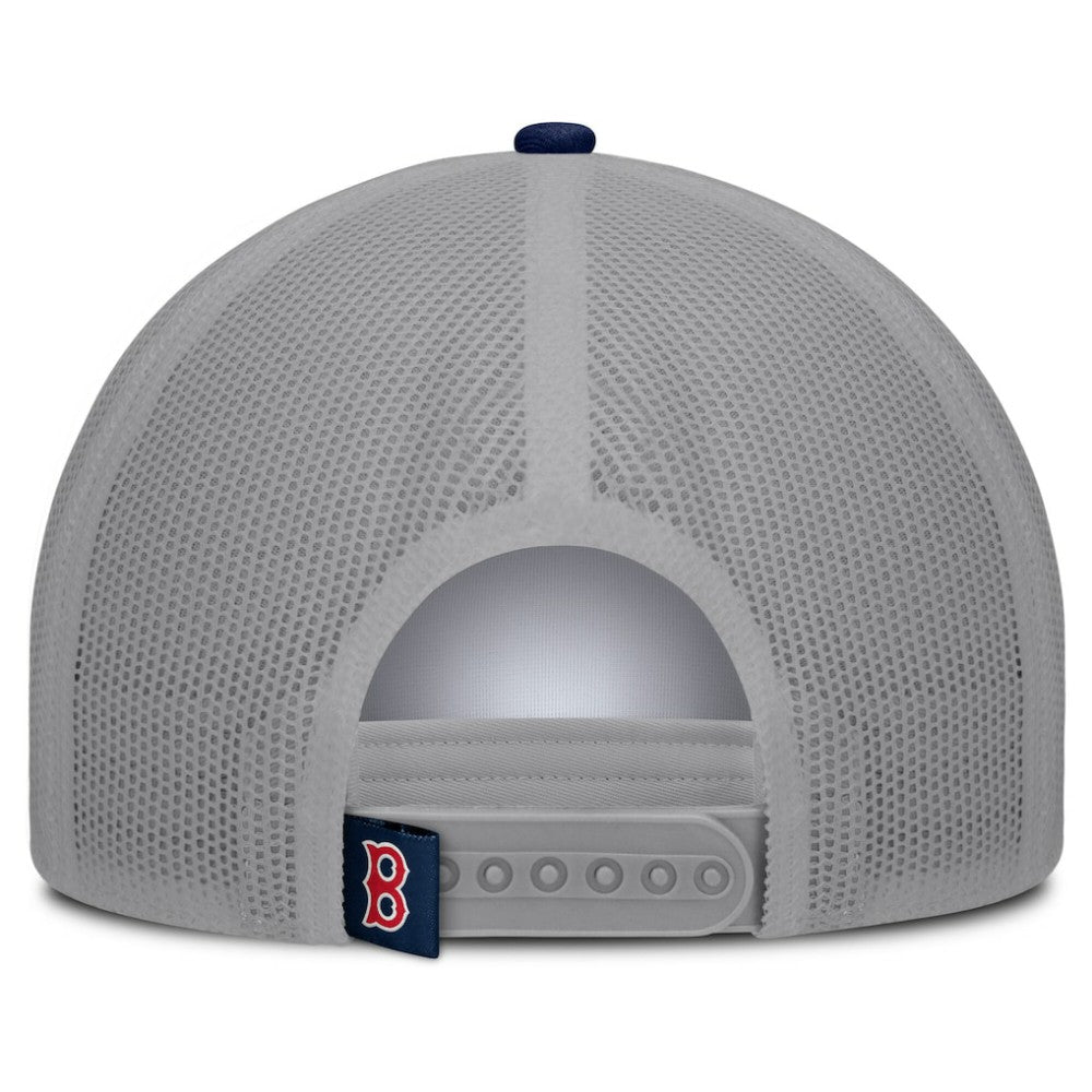 Boston Red Sox Designated A-Frame Foam Front Trucker Adjustable Hat - White/Navy
